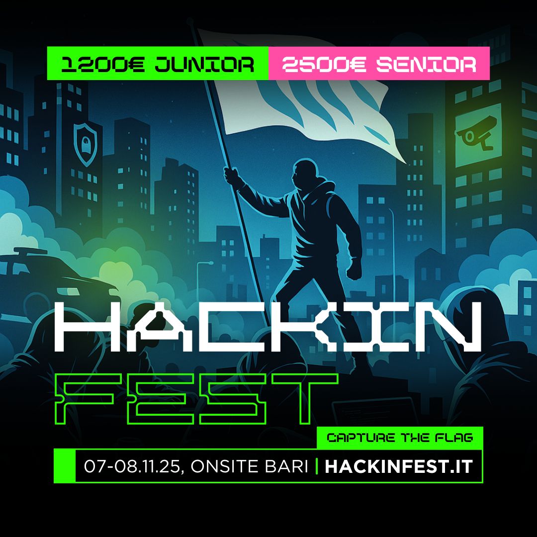 Announcing HACKINFEST! The Puglia Cybersecurity Festival